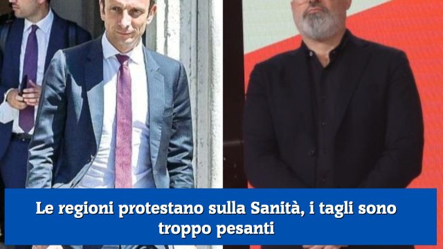 Le regioni protestano sulla Sanità, i tagli sono troppo pesanti