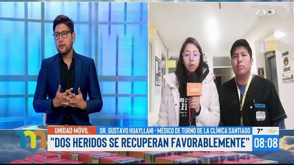 Reporte médico heridos Oruro