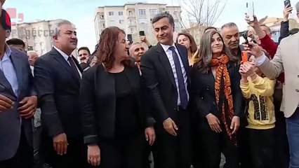 Zeydan ve Şedal görevi devraldı: Alkışlar ve zılgıtlarla karşılandılar