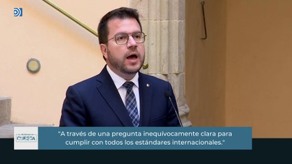 Este es la pregunta del referéndum separatista que ya negocia Sánchez