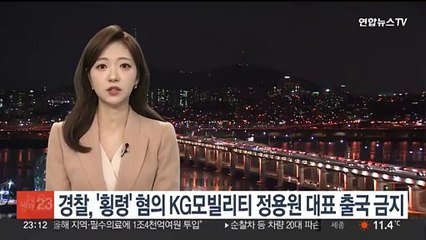 경찰, '횡령' 혐의 KG모빌리티 정용원 대표 출국금지