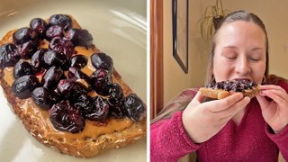 How to Make Almond Butter and Roasted Grape Toast
