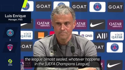 Enrique preparing for 'most difficult' part of the season