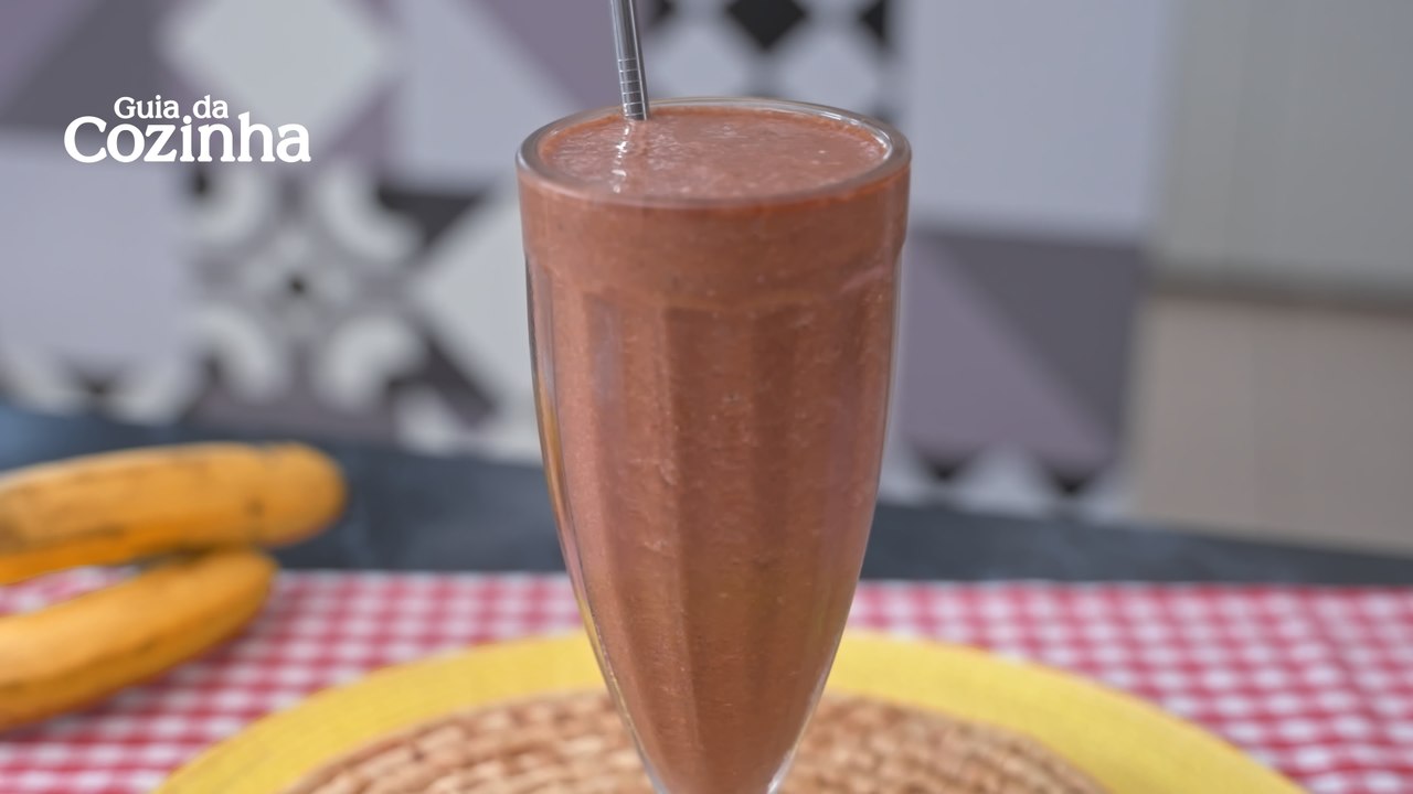 Shake de whey e banana