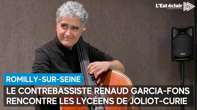 Le contrebassiste Renaud Garcia-Fons rencontre les lycéens de Joliot-Curie à Romilly-sur-Seine