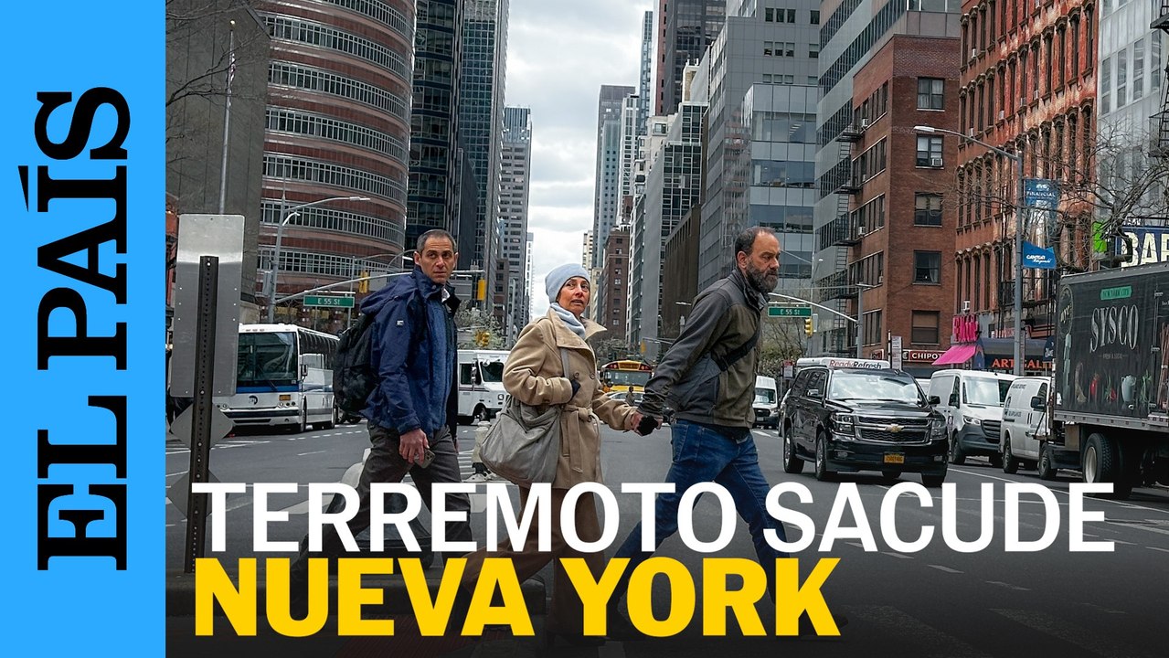 Un terremoto en Nueva York interrumpe la sesión...