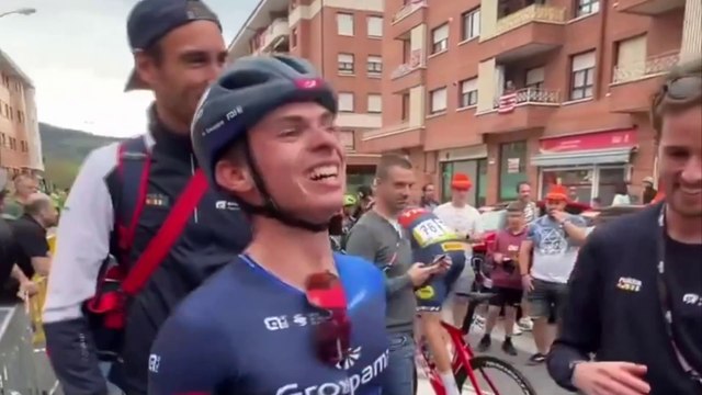 Cyclisme - Tour du Pays basque 2024 - Romain Grégoire : Ça fait beaucoup de bien, je suis soulagé d'un poids