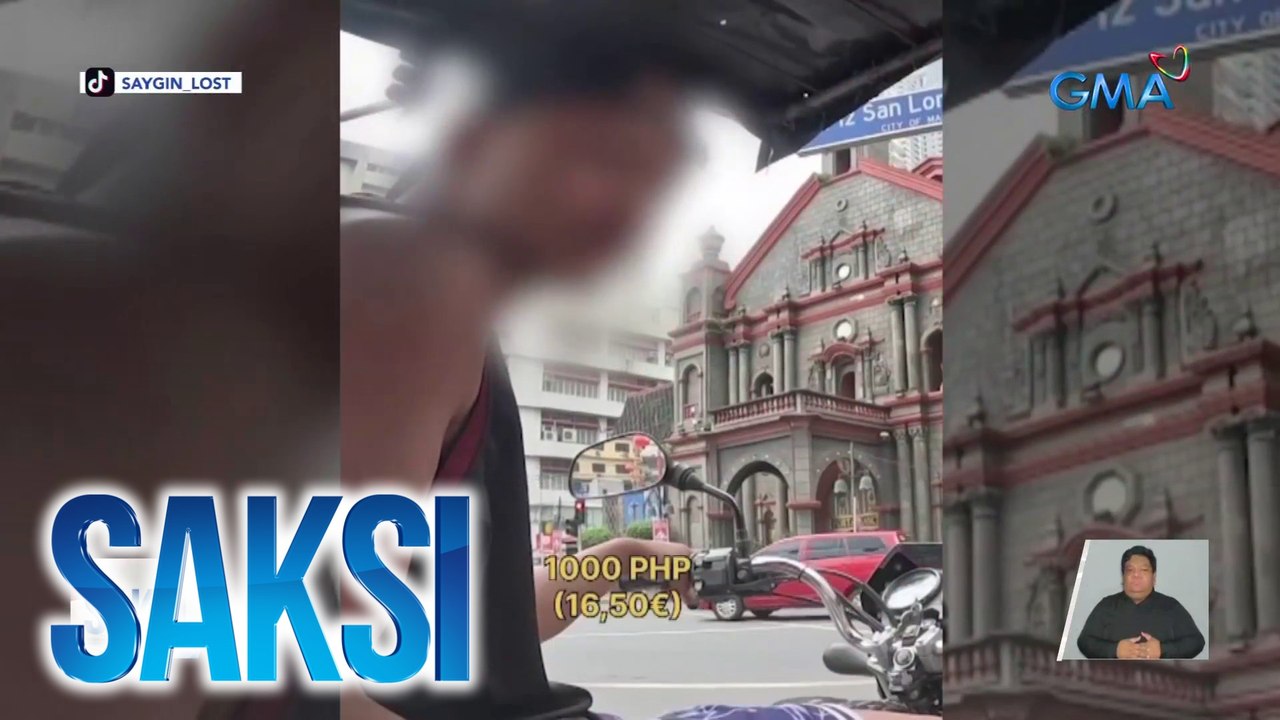 Tricycle driver, dumepensa matapos mag-viral ang paniningil umano niya ng P1K na pamasahe sa dayuhang turista | Saksi