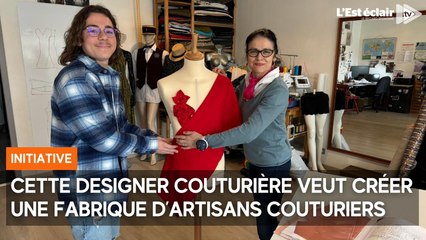Angelica Pirv, designer coutière, veut créer une fabrique d'artisans couturiers