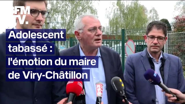 J'imagine sa maman : l'émotion du maire de Viry-Châtillon après l'annonce de la mort de l'adolescent tabassé