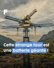 Cette tour gigantesque est une batterie géante utilisant un système gravitaire !