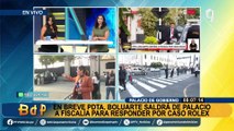 Presidenta Dina Boluarte declara ante el Ministerio Público por el caso ‘Rolex’