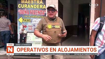 Operativos en alojamientos por casos de inseguridad