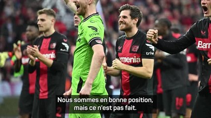 Leverkusen - Alonso sur la course au titre : "Rien n'est fait"