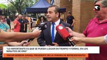 Lo importante es que se pueda llegar en tiempo y forma, en los minutos de oro, indicó el presidente de la cámara de representantes, Oscar Herrera Ahuad