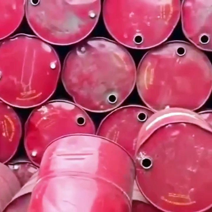 Drum conword into pipe