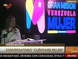 Min. Dheliz Álvarez: Revolución Bolivariana dio oportunidad a las mujeres para alzar su voz