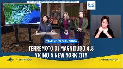 Download Video: New York, avvertito terremoto magnitudo 4,7 con epicentro in New Jersey, chiusi gli aeroporti