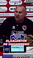 El calentón de Javi Moreno