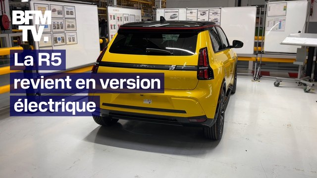 Renault 5: BFMTV vous emmène en visite exclusive dan l'usine de Douai où se fabrique le nouveau R5 électrique