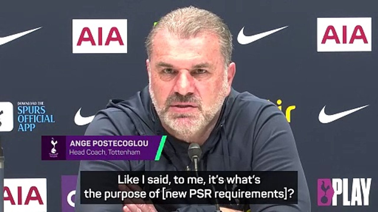 New PSR requirements can't stifle success - Postecoglou