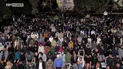 200 bin Müslüman Kadir Gecesi'ni Mescid-i Aksa’da ihya etti