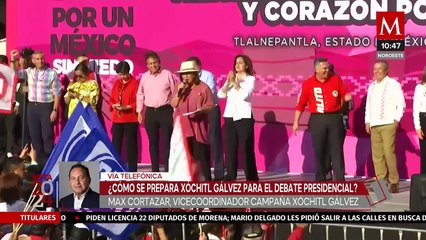 ¿Cómo se prepara Xóchitl Gálvez para el debate presidencial?
