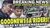 Tulfo at Bosita NAGKAISA!  Tulfo hindi papayag ma DISCRIMINATE ang motor riders.