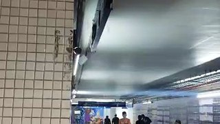 BH: temporal deixa estação central do metrô alagada