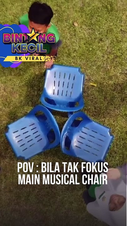 Ini tak dengar music stop ke atau terlalu fokus kat kerusi  #bintangkecil #musicalchair #games #studentlife