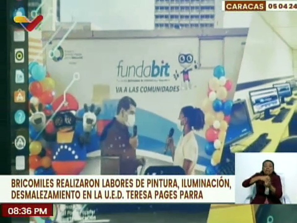 Caracas | Bricomiles recuperan y dotan de equipos a la U.E.D. Teresa Pages Parra