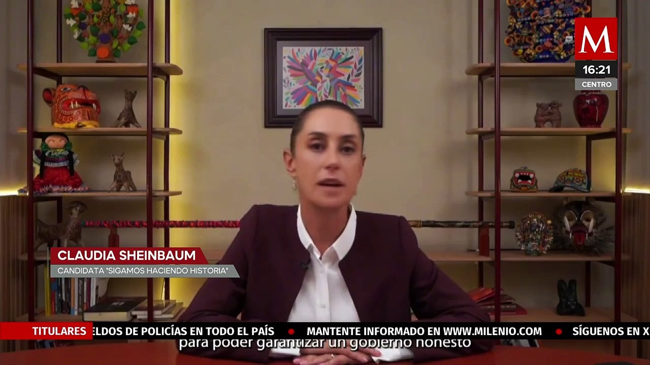 Sheinbaum afirma que la honestidad y amor al pueblo solo la puede garantizar su movimiento
