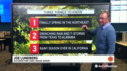 What will the weather bring for the 2nd week of April?