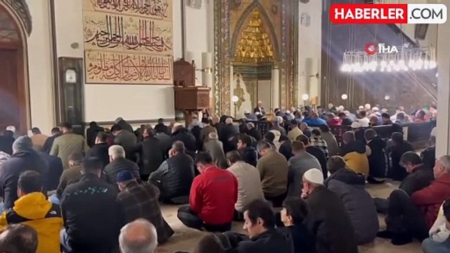 Bursa Ulu Cami'de fetih duası yapıldı