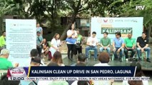 Kalinisan clean up drive in San Pedro, laguna