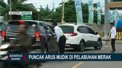 Kondisi Terkini Arus Mudik di Tol Cikatama Terpantau Padat Pemudik