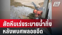 ประปาสัตหีบเร่งระบายน้ำทิ้ง หลังพบศพลอยอืดในบ่อพัก | เที่ยงทันข่าว | 6 เม.ย. 67