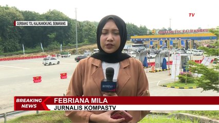 Arus Mudik di Tol Kalikangkung Terpantau Ramai Lancar, Begini Situasinya