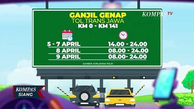 Ganjil Genap Tol Trans Jawa Mulai 5 April 2024, Awas Kena Tilang Elektronik!