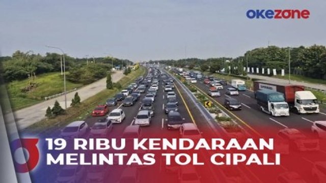 Puncak Arus Mudik, 19 Ribu Kendaraan Melintas Tol Cipali Pagi Ini
