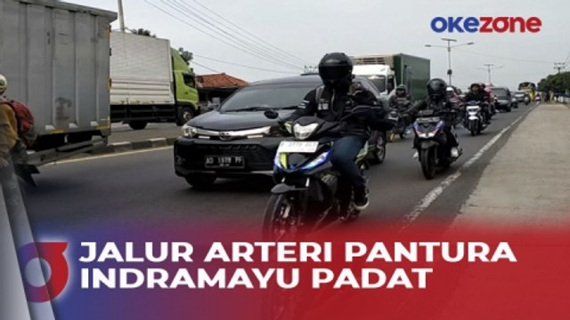 Jalur Arteri Pantura Indramayu Padat, Pemudik dari Bekasi Tempuh Waktu 12 Jam