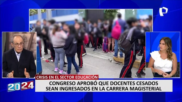 Idel Vexler califica de vergonzoso ley para que docentes cesados ingresen a la carrera magisterial