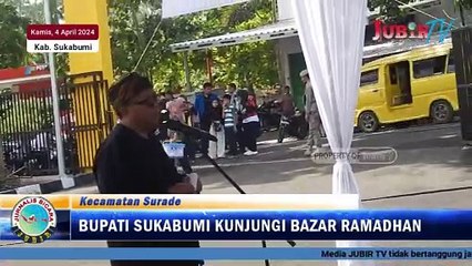 Bupati Sukabumi Kunjungi Bazar Ramadhan Di Surade