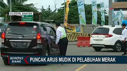 Terjadi Peningkatan Volume Kendaraan Pemudik di Pelabuhan Merak