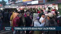 Puncak Arus Mudik, Pemudik Padati Terminal Induk Kota Bekasi