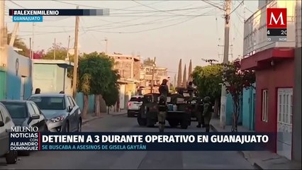 Download Video: Detienen a tres hombres vinculados con asesinato de Gisela Gaytán; culpables siguen prófugos