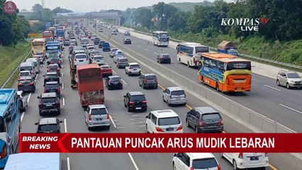 Puncak Mudik, KM 57 Tol Japek Padat hingga KM 39