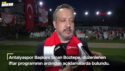 Antalyaspor Başkanı Boztepe: "Trabzonspor ve Fenerbahçe'nin daha ağır ceza alması gerekirdi! Sergen Yalçın..."