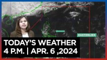 Today's Weather, 4 P.M. | Apr. 6, 2024