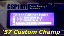 #1 - DIGITECH GSP 1101 - PREAMPS COM TODOS OS GABINETES